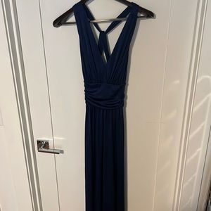 Navy formal gown NWT